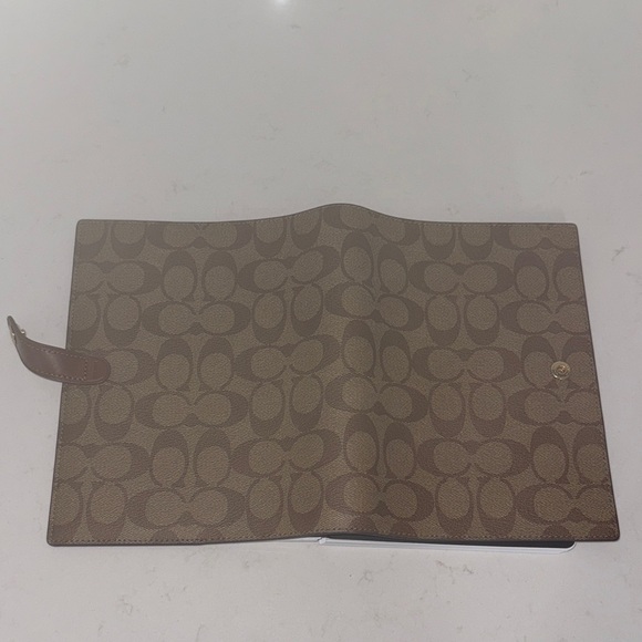 Coach Dark Brown Leather Planner - Picture 4 of 4